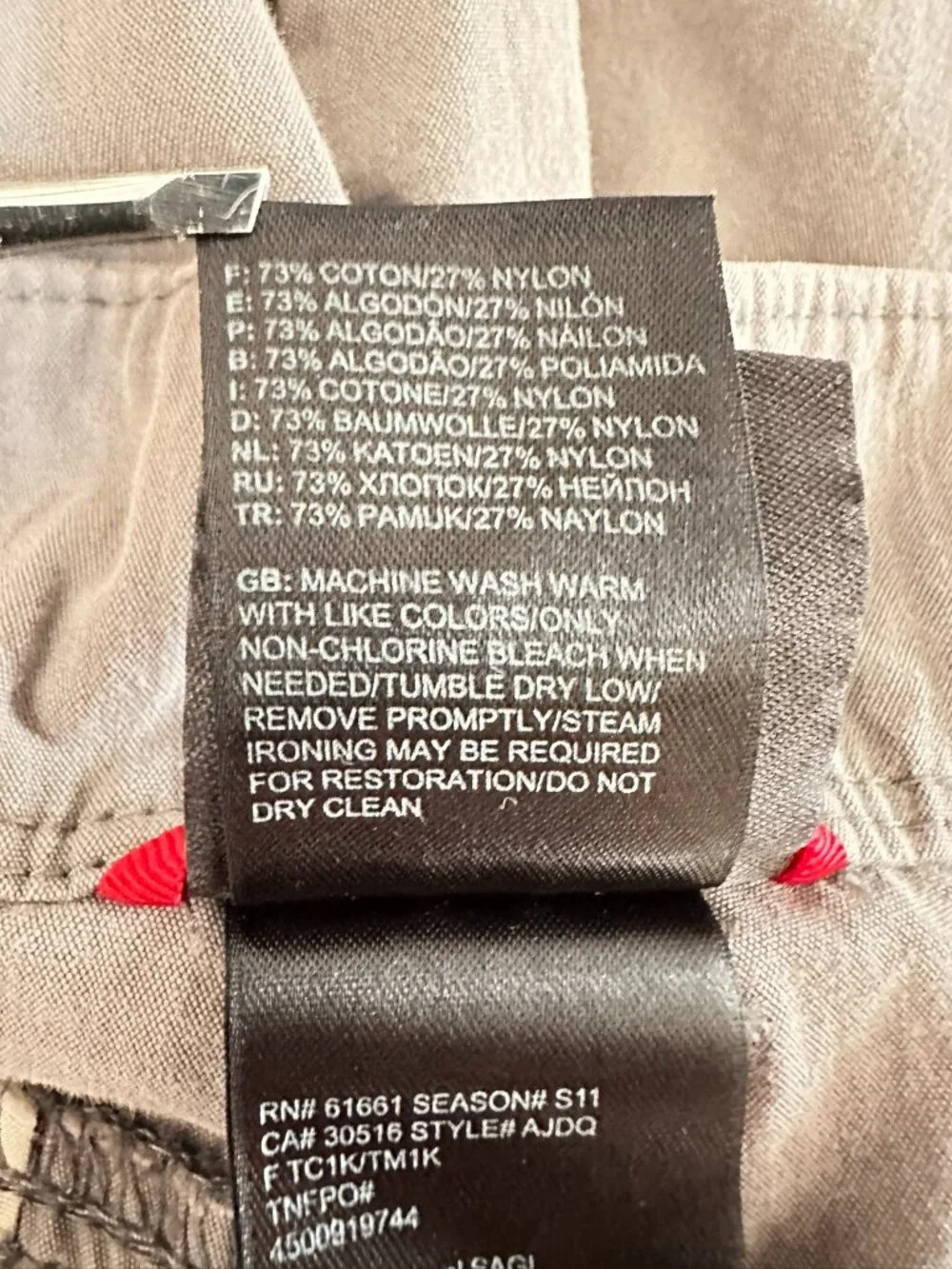 The North Face Men's Synkros Delta Cargo Adventure Hiking Short, Size W32, Grey